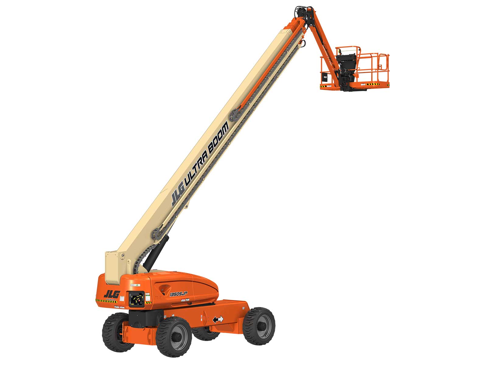 JLG 1350SJP telescoophoogwerker zijaanzicht
