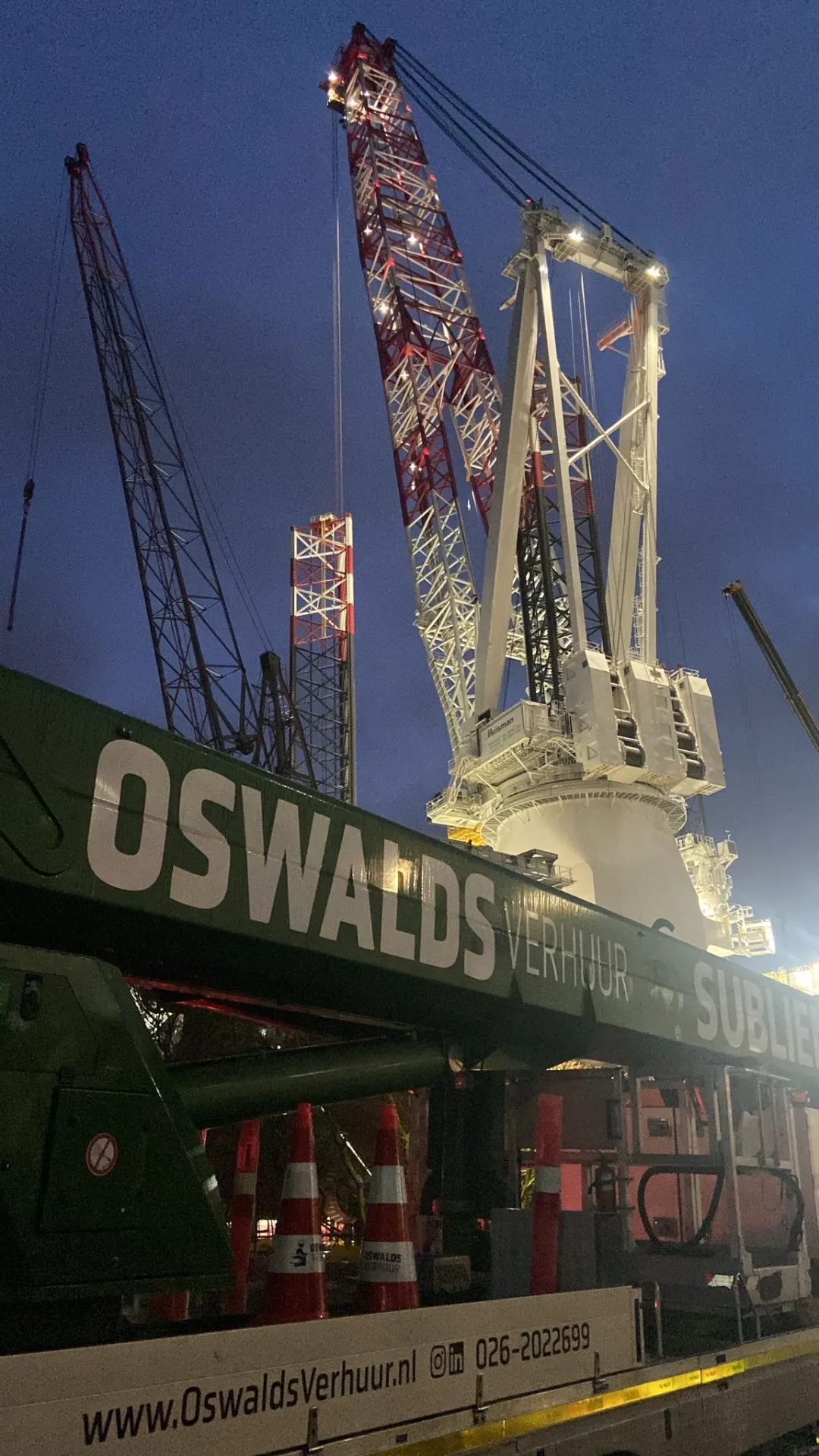 Oswalds Verhuur hoogwerker project in de buurt van Langenfeld