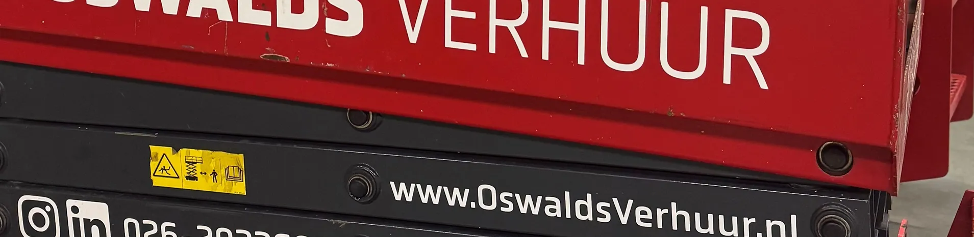 Schaarhoogwerkers huren - Oswalds Verhuur